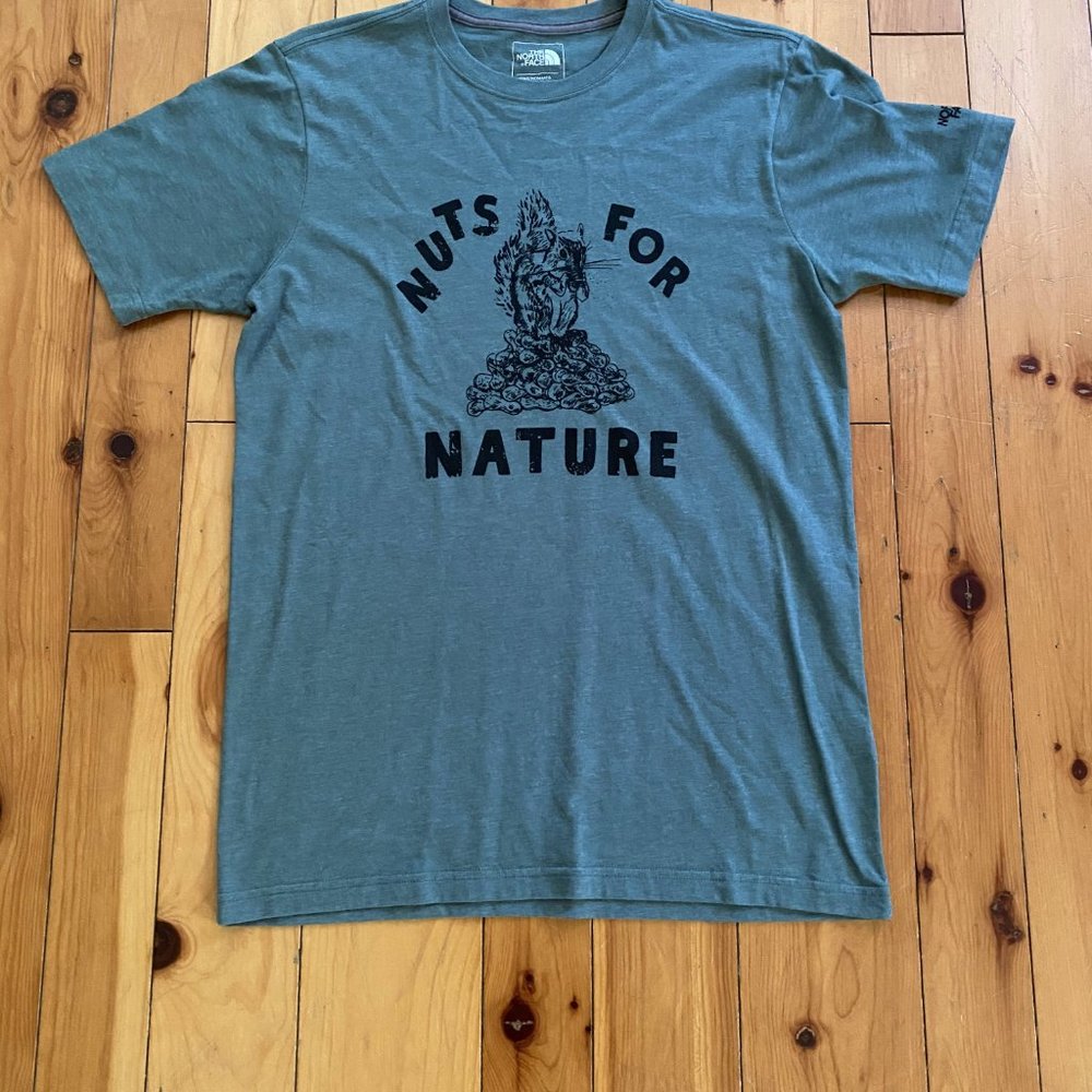 Blue "Nuts for Nature" North Face Tee